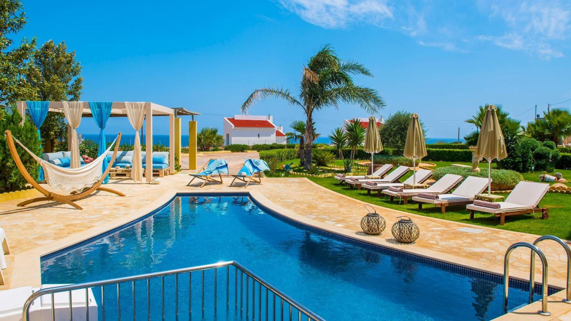 Azzuro Villa With Private Pool By Estia Херсонисос Екстериор снимка